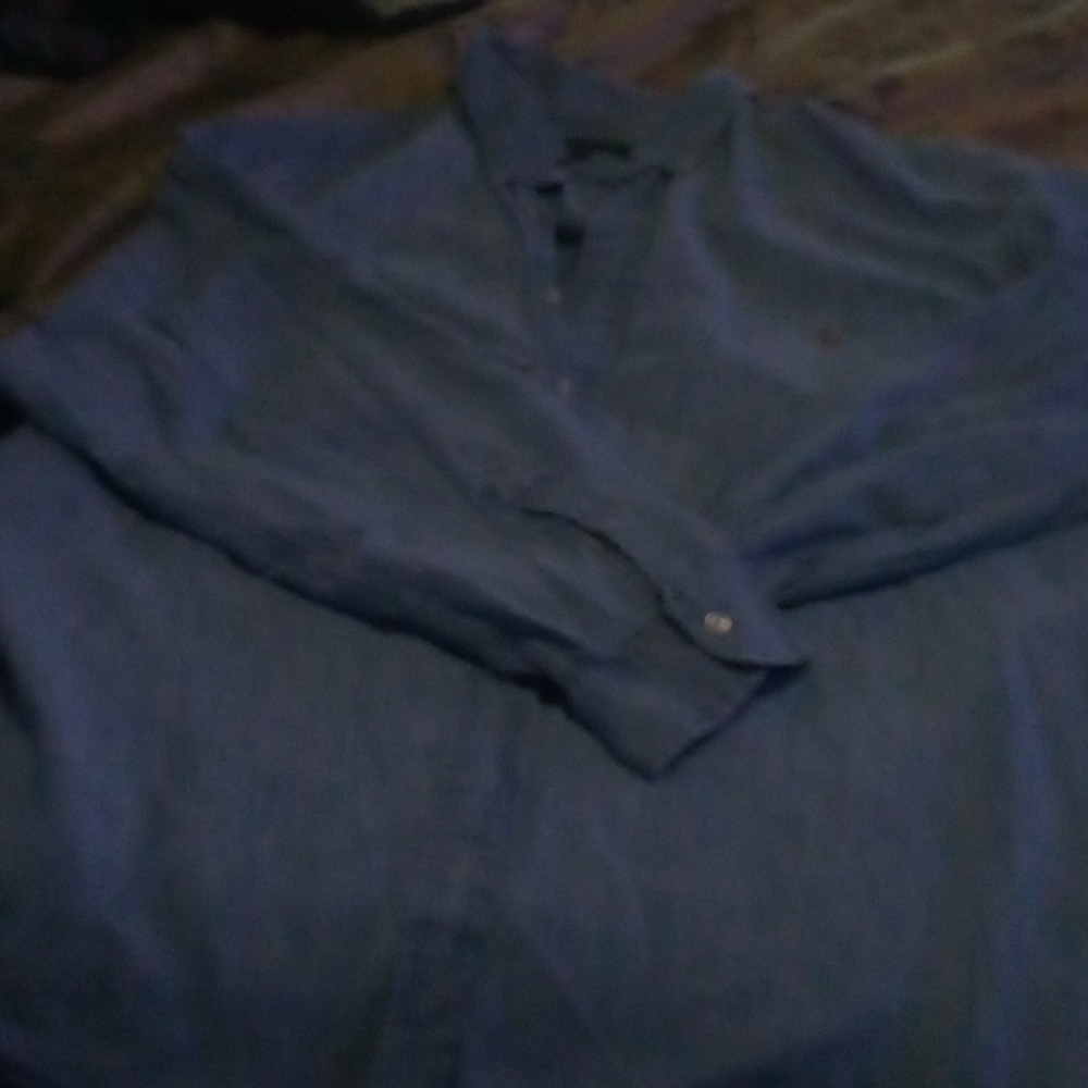 Vintage denim polo by Ralph Lauren